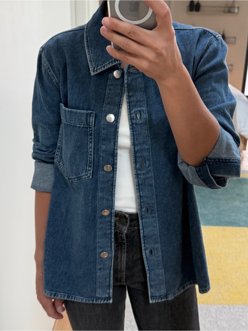 Arket Blue Denim Jeans Jacket / Blouse / Size: EU 38 | US 6 / small-medium